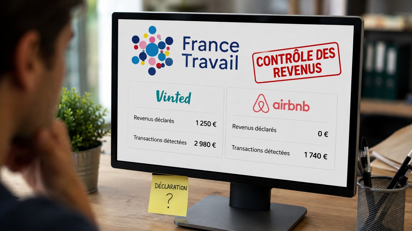 France Travail va pouvoir traquer vos revenus Vinted et Airbnb : ce qu'il faut savoir